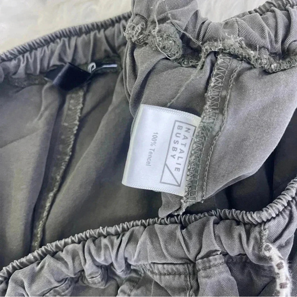 Natalie Busby Casual Crop Wide Leg Straight Pants Size Medium - Picture 5 of 8